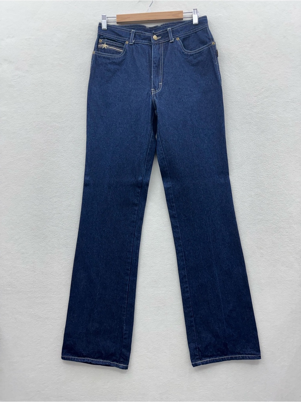 Vintage 70s French Star Women’s 33 Jeans High Rise Straight Leg